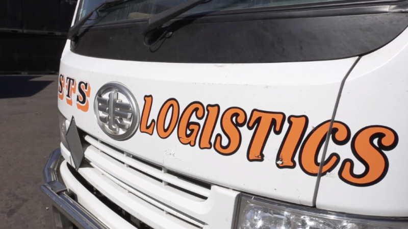 STS Logistics marketing video screenshot 